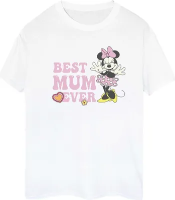 Produktbild von Disney - "Best Mum Ever" T-Shirt für Damen BI38860 (XXL) (Weiß)