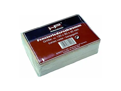 Immagine prodotto di Spugna per dischi HP Utilizzo su entrambi i lati Materiale: vera pelle di pecora Dimensioni: 12 x 8 x 4 cm