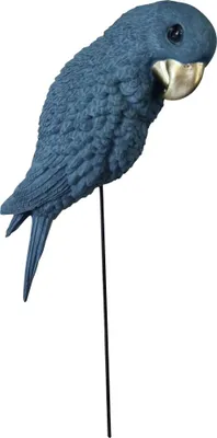 Produktbild von Wetterfeste Outdoor Dekofigur Papagei bunt 48 cm hoch, 33 cm lang, 10 cm breit