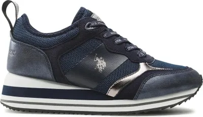 Produktbild von U.S. Polo Assn. - Damen - Sylvi Sneakers - Grau/Marine/Weiß - Gr. 38