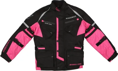 Produktbild von Modeka Jacke Kids Tourex II schwarz/pink 140