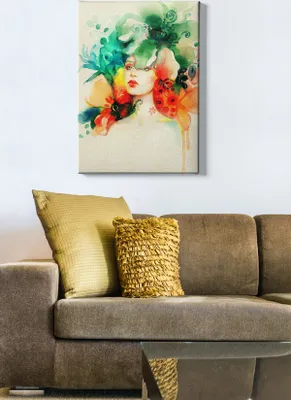 Produktbild von Wallity, Kanvas- TCR1157, Bunt, Leinwandbilder, 50 x 70 cm, 100% Leinwand