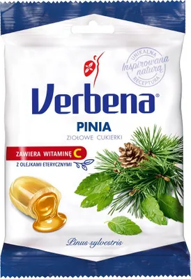 Productafbeelding van Pinia Kruidenbonbons 60g, Smaak: Verbena