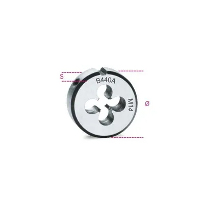 Image de Beta 440A Plaques de coupe 10 x 1,5 mm, pas grossier - Ø 38,1 x 14