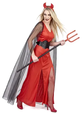 Produktbild von Dämonenhaftes-Damenkostüm Teufelin rot-schwarz - M, KI-generiertes Bild