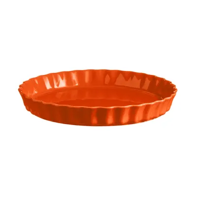 Obrázek produktu pro Emile Henry Hluboká mísa na koláče / Quiche 24 cm Barva Orange Toscane