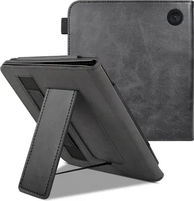Produktbild von imoshion Klapphülle Sleepcover mit strap und stand Kobo Libra Colour - Schwarz