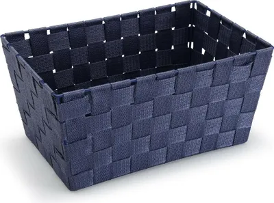 Immagine prodotto di Cestino versa blu scuro grande tessuto 20 x 15 x 30 cm