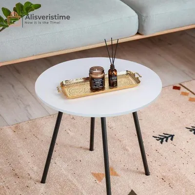 Produktbild von Kleine goldene Servierplatte für Kaffee und Tee