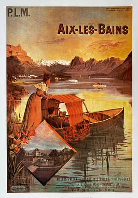 Zdjęcie produktu dla Aix-les-Bains – P.L.M. – plakat 50 x 70 cm