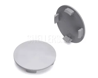 Obrázek produktu pro Středová krytka alu kola Ø 58/64 mm, Ronal (RO01), plast šedá bez loga