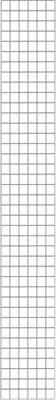 Produktbild von Drahtgitter-Seitenwand für Schulte Fachbodenregale mit Stecksystem | HxT 195x30cm | Glanzverzinkt