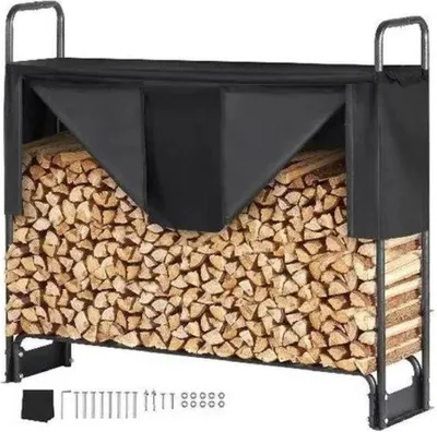 Produktbild von Wasserfeste Holzbox - Außenbrandhut - Außenholzspeicher - Holzlager