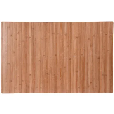 Produktbild von Bathroom Solutions | Badematte - Bambus - 80 cm - Hellbeige - Rutschfest - Ideal für Badezimmer und Balkon