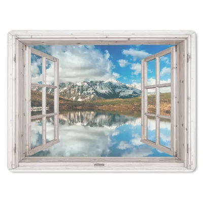 Produktbild von MuchoWow® Mauspad Mousepad Aussicht - Berg - Wasser 23x19 cm - Mousepads - Maus Mat - Pad - Mausunterlage - Schreibtischunterlage - Mauspad