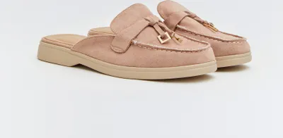 Produktbild von Buonarotti - Loafers Nude Suedine Anhänger - 38 EU - Taupe Nude