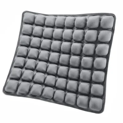 Image de Coussins pneumatiques pour assise et dossier pour soulager les douleurs dorsales, sciatiques et coccygiennes – Coussins pneumatiques 3D pour chaise de bureau, siège de voiture et fauteuil roulant