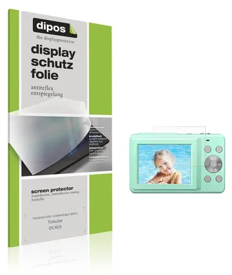 Produktbild von 4x Schutzfolie für ToAuite DC403 matt Displayschutzfolie Folie Display Schutz dipos