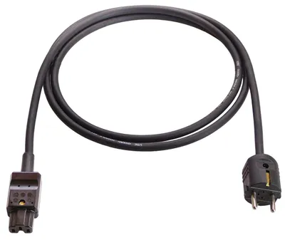 Produktbild von as-Schwabe Heissgeräte-Zuleitung 155° 2m Schuko auf Heissgerätdose Typ C15A IP20