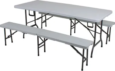 Produktbild von Klapptisch MUFARO, rechteckig, klappbar