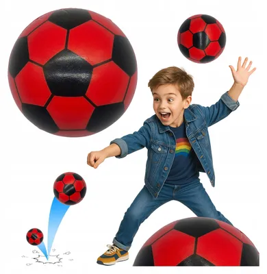 Produktbild von MEGADIDI Fußball Stressball Weicher Kinderball 7cm
