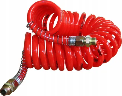 Produktbild von Flexibler Druckluftschlauch M22, 6 Meter, aus Silikon, rot
