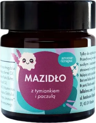 Image de Pommade contre les intempéries au thym, à l'eucalyptus et au patchouli, Lullalove