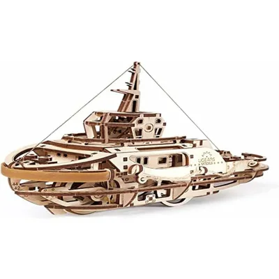 Produktbild von UGEARS 3D Puzzle Tugboat 169 Teile