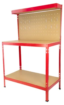 Produktbild von SCHMIDT security tools Werkbank 140x90x48cm Arbeitstisch Werkzeugbank