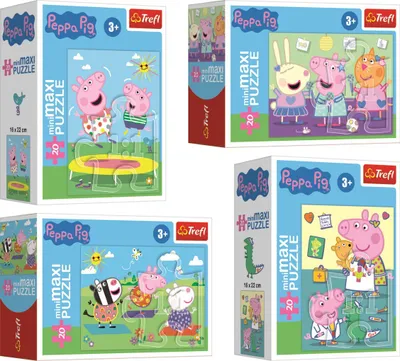 Obrázek produktu pro TREFL Displej Puzzle Prasátko Peppa 20 dílků (24 ks)