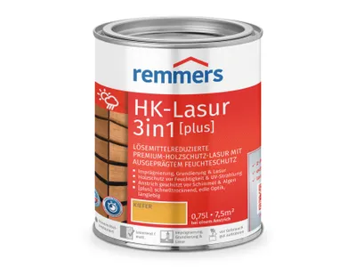 Immagine prodotto di Remmers Aqua HK-Lasur 3in1 pino (RC-270) 0,75 l, colorante per legno