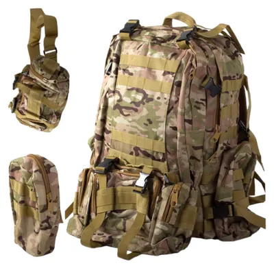 Produktbild von Taktischer Militär Rucksack Commando Survival Wasserdicht 48,5L