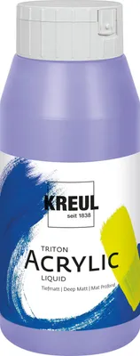 Obrázek produktu pro KREUL 17079 KREUL Akrylová barva Triton Acrylic Liquid, levandulová, 750 ml