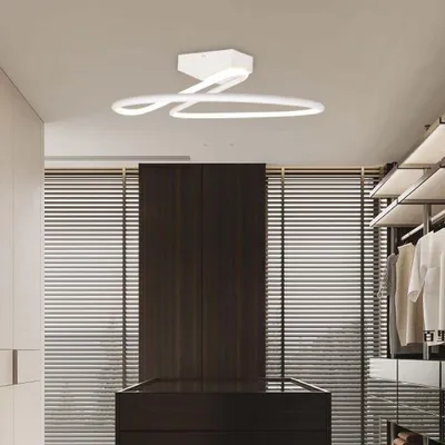 Produktbild von V-TAC VT-7764 Runder weißer LED-Deckenleuchter, Aluminiumkreis, 520 mm, 43 W, dimmbar, 4000 K, modernes Design – Artikelnummer 6929