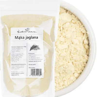 Produktbild von Hirsemehl 1 kg Natürlich Backmehl Pfannkuchen Brot Kuchen Küche