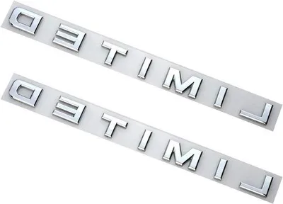 Immagine prodotto di Emblema 3D per auto - Effetto cromato - 28 cm - ABS - Accessori per auto