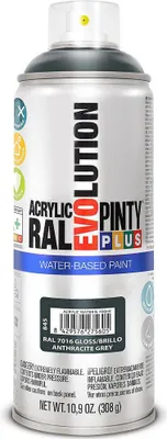 Zdjęcie produktu dla pintyplus evolution farba w sprayu na bazie wody 520cc ral 7016 szary antracyt