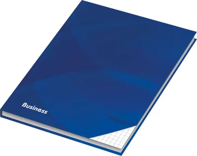 Image de RNK Verlag 46499 Notizbuch Business - A4, Hardcover, kariert, 96 Blatt, blau