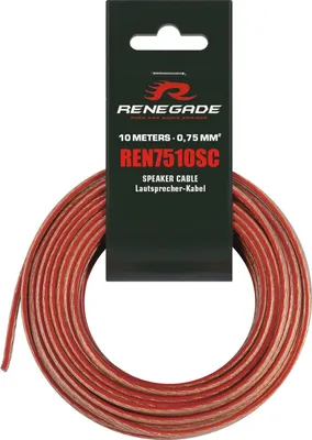 Produktbild von Renegade REN7510SC, 10 m, Rot, Transparent