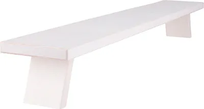 Productafbeelding van Schwibbogenbank, wit (80x11x7,5 cm) van Weigla Holzkunst