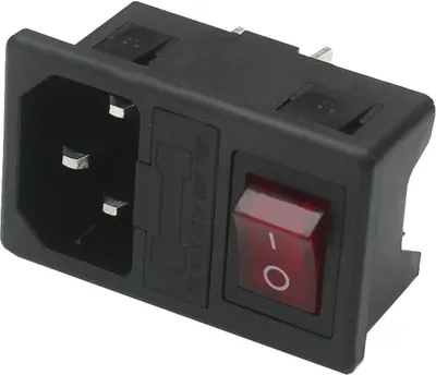 Produktbild von Kaltgeräte Stecker Kupplung Einbaustecker Gerätestecker Netzstecker Eurostecker B