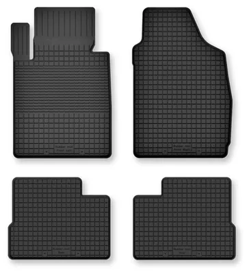 Produktbild von Gummi-Fußmatten für SsangYoung Musso 2018- (SUV) – 4-tlg, Schwarz, Semi-Universal, angepasst – Wielganizator Semi-Universal