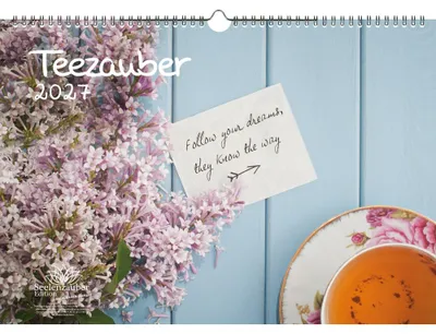 Produktbild von Teezauber DIN A3 Kalender für 2027 Tee - Seelenzauber