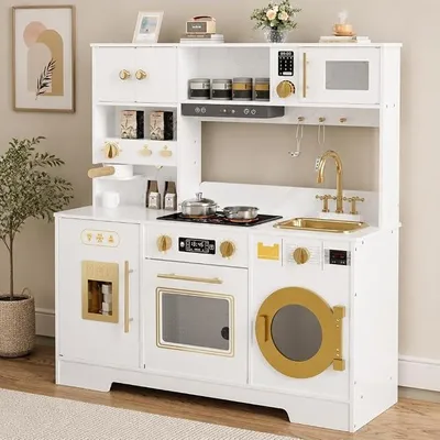 Imagen del producto de Cocina de madera para niños, juego de roles