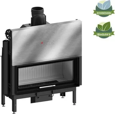 Produktbild von Kaminofen Hitze ARDENTE 105×43.G 19 kW Kaminofeneinsatz Ofen Holzofen Kamin Einsatz