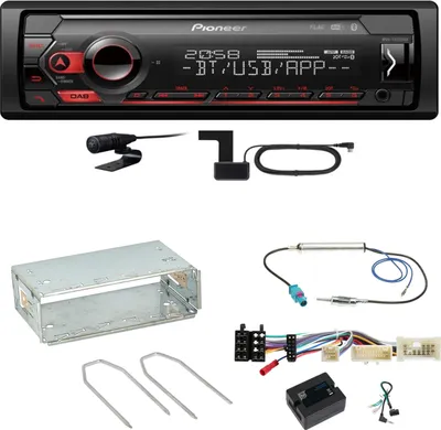 Produktbild von Pioneer MVH-S420DAB Bluetooth DAB+ Autoradio Einbauset für Mercedes Citan W415