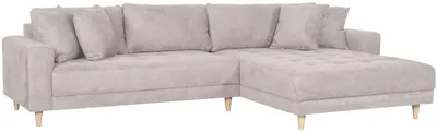 Produktbild von Gorino Couch groß XXL Sofa Wohnzimmer Beige Strukturstoff