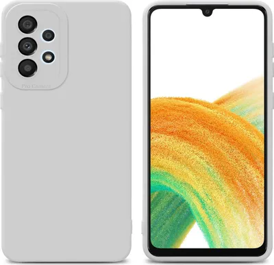 Produktbild von Cadorabo Hülle für Samsung Galaxy A32 4G Schutz Hülle in Weiß TPU Silikon Etui Case Handyhülle