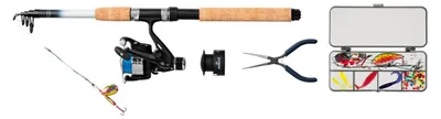 Produktbild von Rocktrail Spinnangel Komplett Set 210-5 210 cm Rolle Gr. 30 + Zubehör Angel