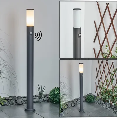 Produktbild von Zogno »Zogno« mit Bewegungsmelder, Metall, Schwarz, Glasscheibe
